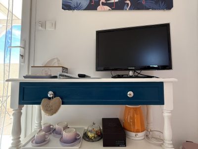 chambre d'hôtes les flamants roses vue console villa maimona balaruc les bains